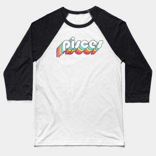 Pisces / Zodiac Astrological Sign Design Baseball T-Shirt